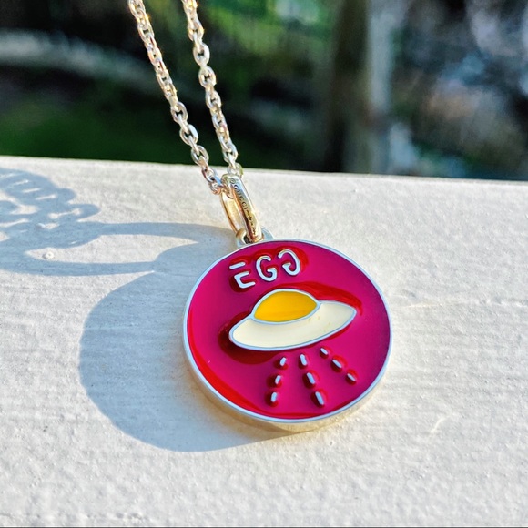 Guccighost Egg UFO Charm Pendant NWT - Picture 13 of 16